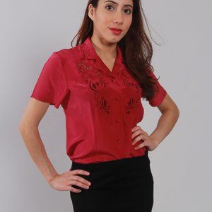 1705S Embroidery Blouses